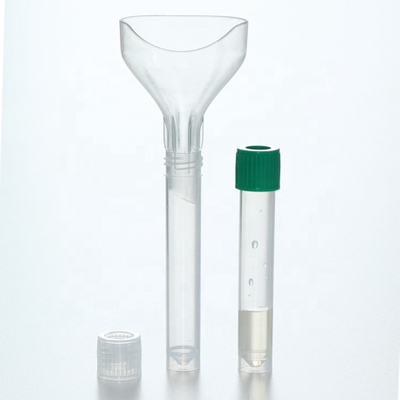 DNA / ARN estéril Forma V de recolección de embudo de prueba Tubo de muestra