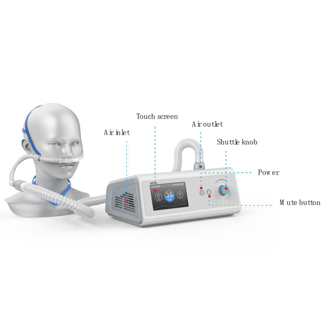 Humidificador de alto flujo / iCU vencialtor